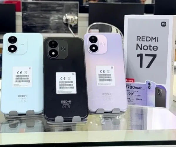Xiaomi Note 17 8+256gb Black, Purple, Teal.