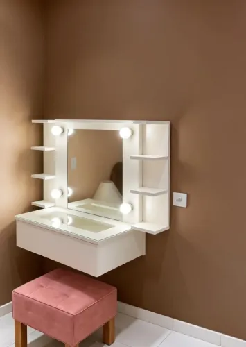 Camarim melissa com banqueta de brinde