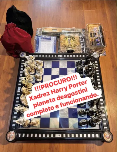 Xadrez Harry Potter planeta deagostini colecionador fascículos