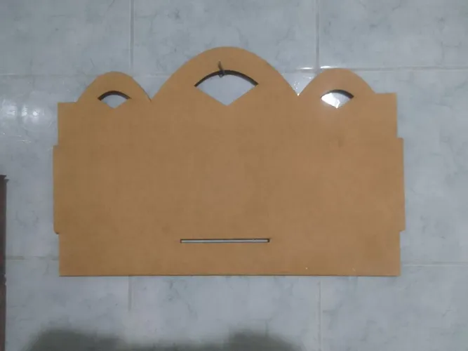 Peça decorativa em mdf 