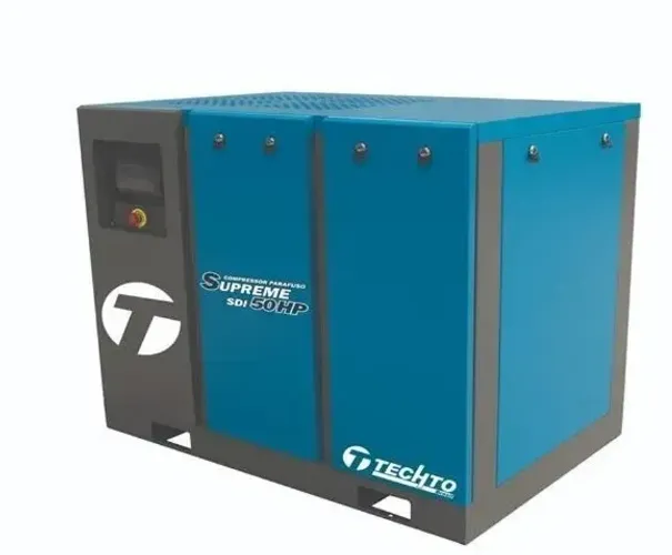 Compressor Parafuso 50HP - 198PCM com Inversor de frequência techto