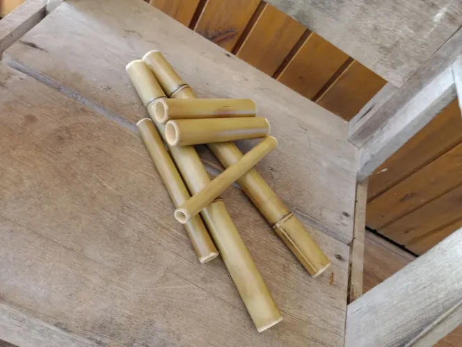 Bambu para massagem
