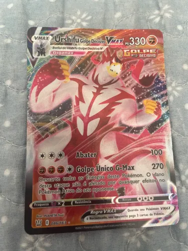 Carta Pokemon rara Urshifu