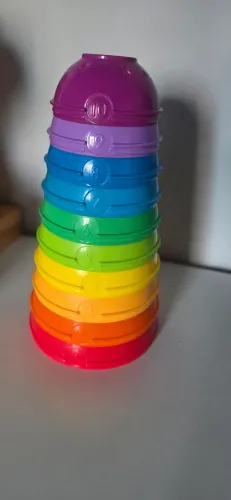 Potinhos empilhar e rolar Fisher Price