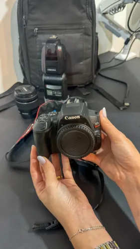 ? KIT CANON EOS SL3 COMPLETO + 2 LENTES + FLASH | PRONTO PARA TRABALHAR