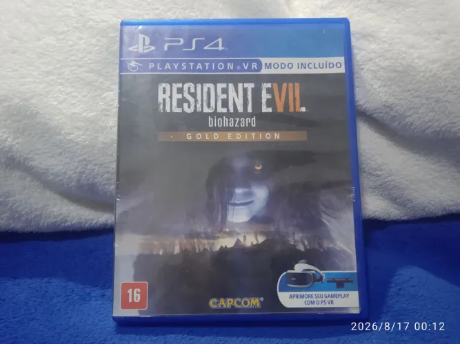 Jogo Resident Evil 7 Gold Edition PS4 Mídia Física Completo<br>
