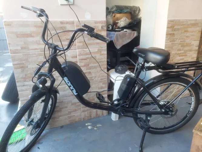 Bicicleta sonny 350w bateria lítio