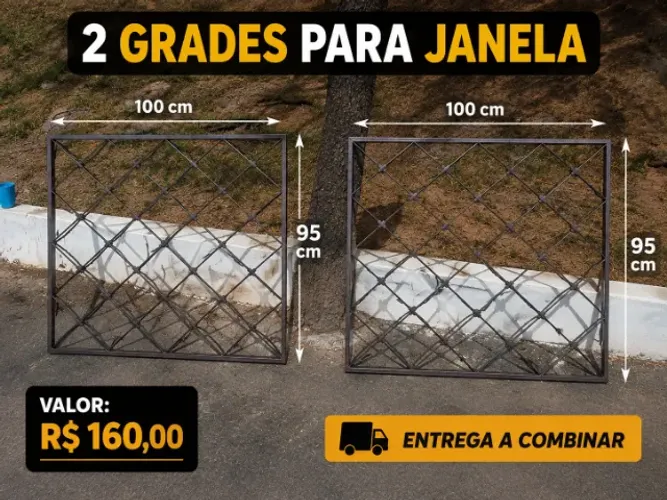 2 GRADES PARA JANELA