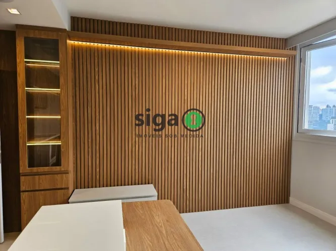 Apartamento 48m² para locação, mobiliado, 2 quartos, localizado na Chácara Santo Antônio,