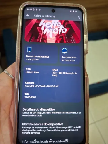 Celular motog35