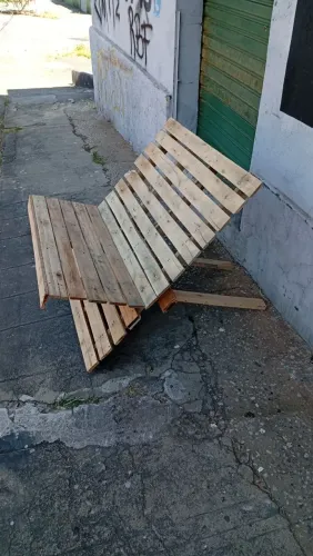 Banco de palete de encaixe 