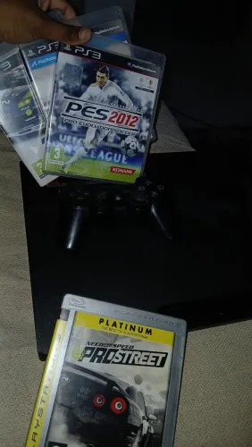 Ps3 destravado completo funcionando + 4 jogos 