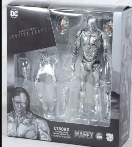 Figura de ação Mafex No.180 Cyborg (Zack Snyder`s Justice League Ver.)(DC Universe)