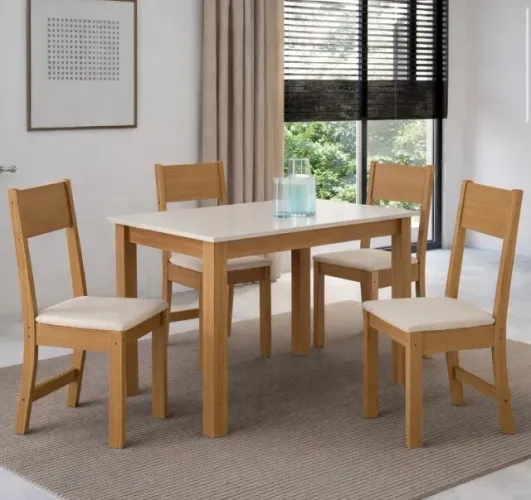 Conjunto de Jantar Belluno 4 Lugares