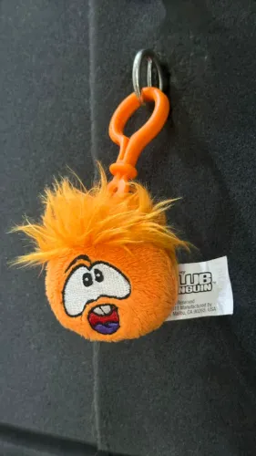 Chaveiro Puffle Laranja Club Penguin