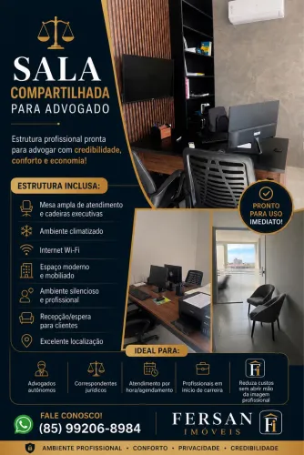 COWORKING JURÍDICO | SALA COMPARTILHADA PARA ADVOGADOS