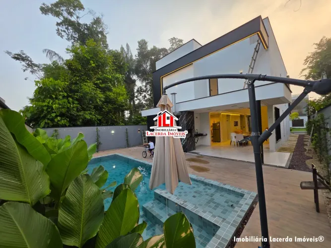 Casa Na Ponta Negra, Reserva do Parque, Casa Duplex 4 quartos sendo 3 suites, Piscina Ampl