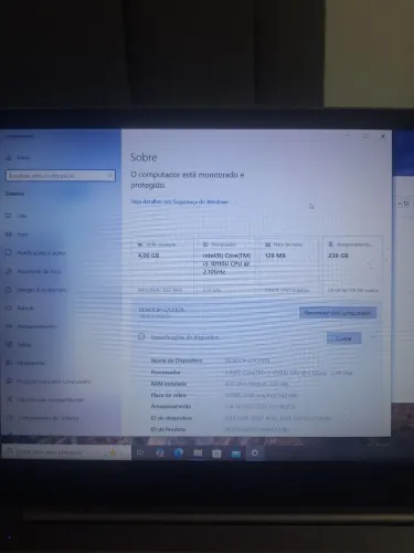 NOTEBOOK I3 10TH GEN 4GB RAM 238SSD