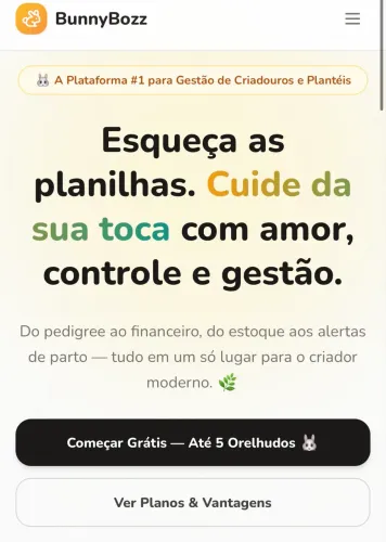 Gestão completa para criadores de coelhos ?