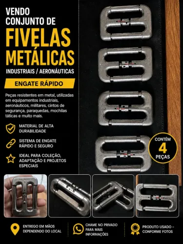 Fivelas metálica 