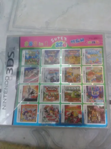 Cartuchos Nintendo ds litlw 100 jogos