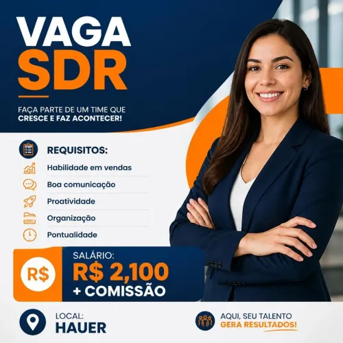 VENDEDOR E PRÉ VENDAS SDR