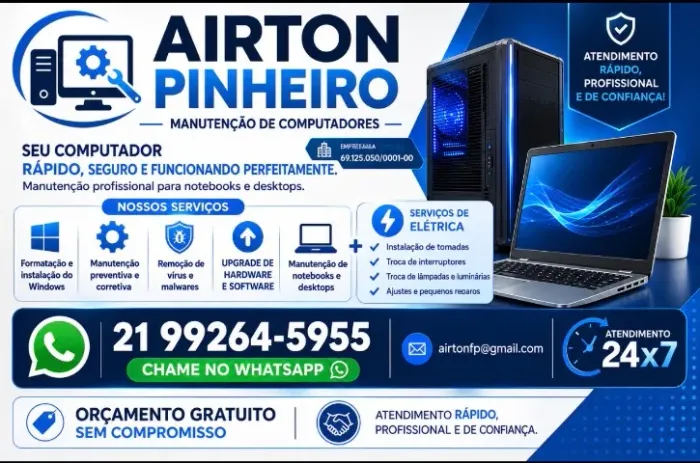 Airton Pinheiro Manutenção de Computadores