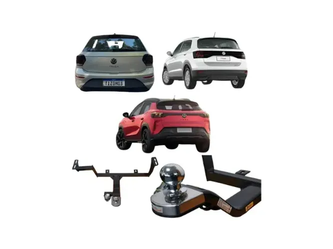 Engate Reboque Fixo Volkswagen Polo Hatch / Polo Track / T-cross / Tera 2017 - 2026