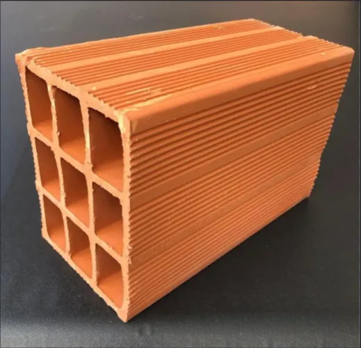 Tijolo 9 furos 14 x 19 x 29 cm