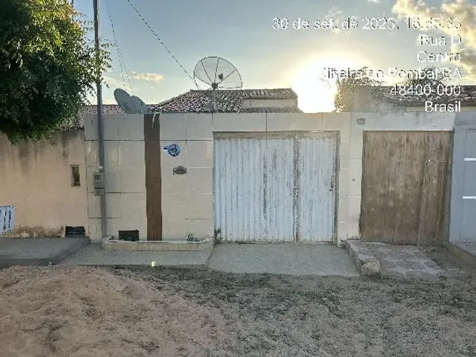 Negócio vantajoso  Casa no Setor 05, Ribeira do Pombal - BA, Nº 592, 2 quartos, 1 vaga, 12