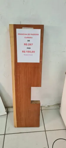 Prancha de madeira 