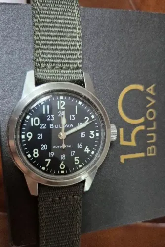 Relógio Bulova Edição Limitada Military Veteran's 38mm