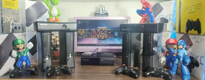 Exbox 360 slim e super slim com jogos no HD 