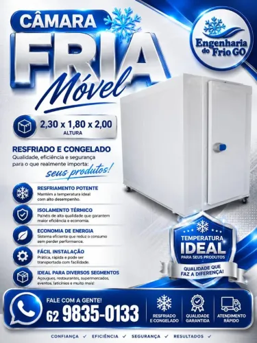 Camara Fria Móvel 