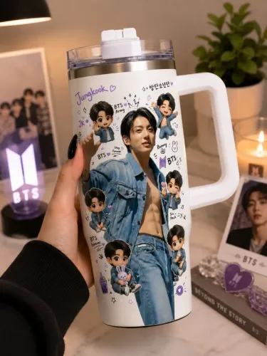 ? COPO PERSONALIZADO BTS ? SOB ENCOMENDA ?
