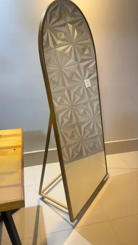 Espelho grande dourado 170x75