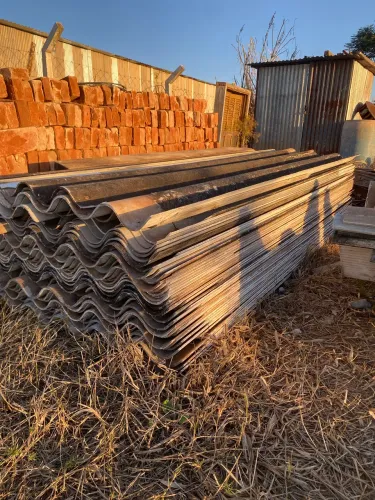 Telha antiga forte ondulada 2,50x1.110