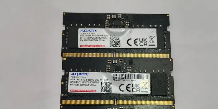 Memória DDR5 e DDR4 (Notebook)