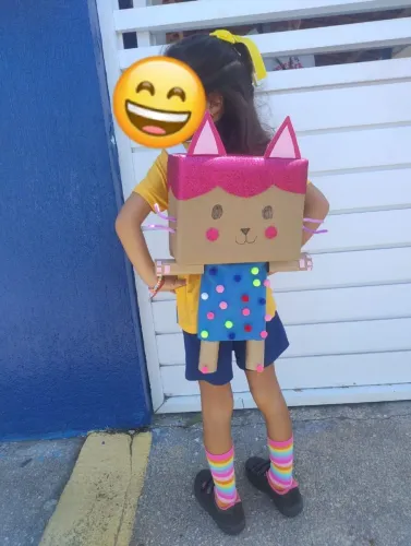 Mochila Maluca bebê caixa a casa mágica da Gabby
