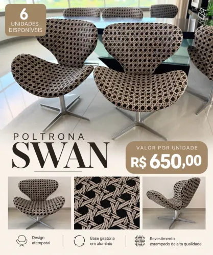 Cadeira-poltrona swan 
