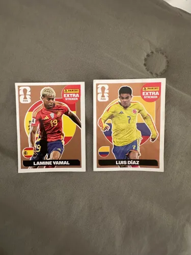 Figurinha Legend Yamal + Luís Diaz bronze