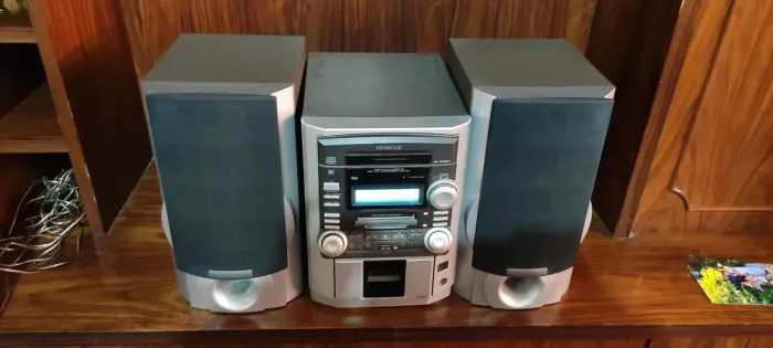 Micro System Kenwood RXD-SH7MD com 2 Caixas - Leia a descrição