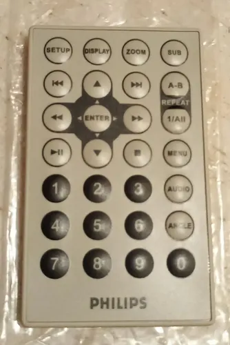 Controle Remoto Dvd Philips Pet736 Portátil, original.