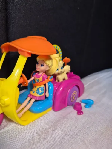 boneca brinquedo Polly pocket carrinho petshop