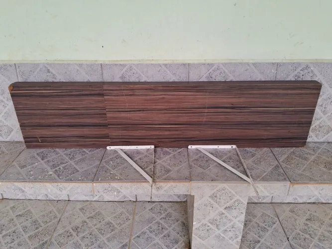 Prateleira madeira MDF 1,50 mts +2 mão francesa