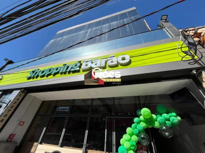 Salas comerciais em shopping para locação no Centro de Mauá