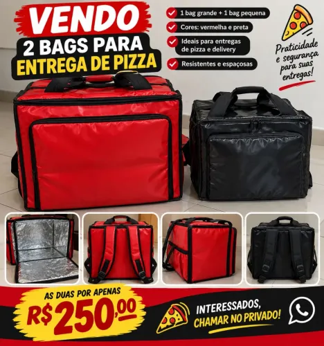 Bag para pizza semi nova