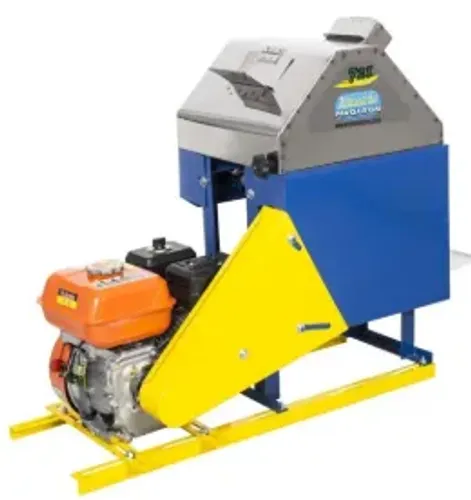 Moenda de Cana B721 Inox para uso com Motor Elétrico ou a Gasolina Produção 100 Litros / h
