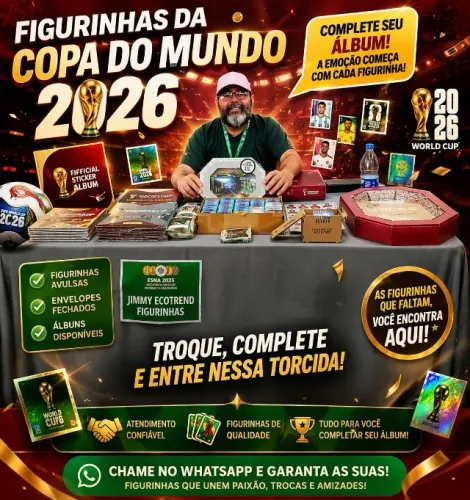 Figurinhas e Álbuns da Copa do Mundo 2026
