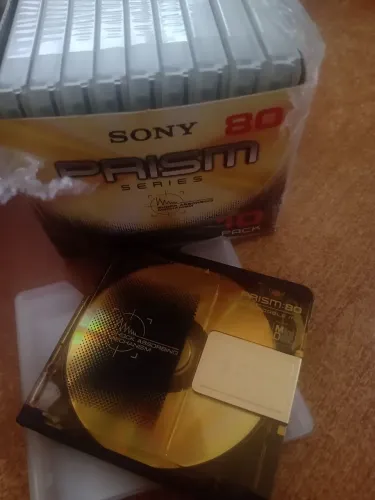 MiniDisc Sony Prism Series 80 Lacrado - Raro - Unidade ou Lote